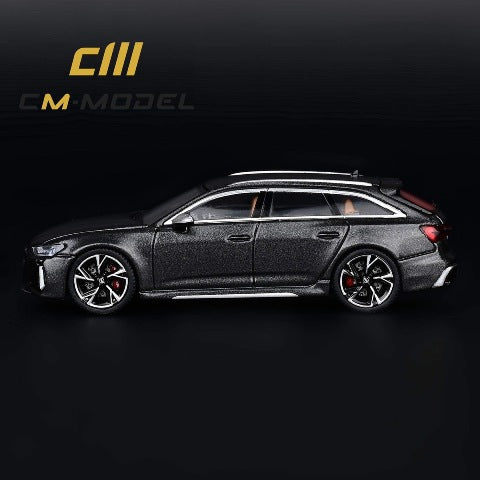 CM Model 1:64 Audi RS6 Avant - Grey – Horizon Diecast