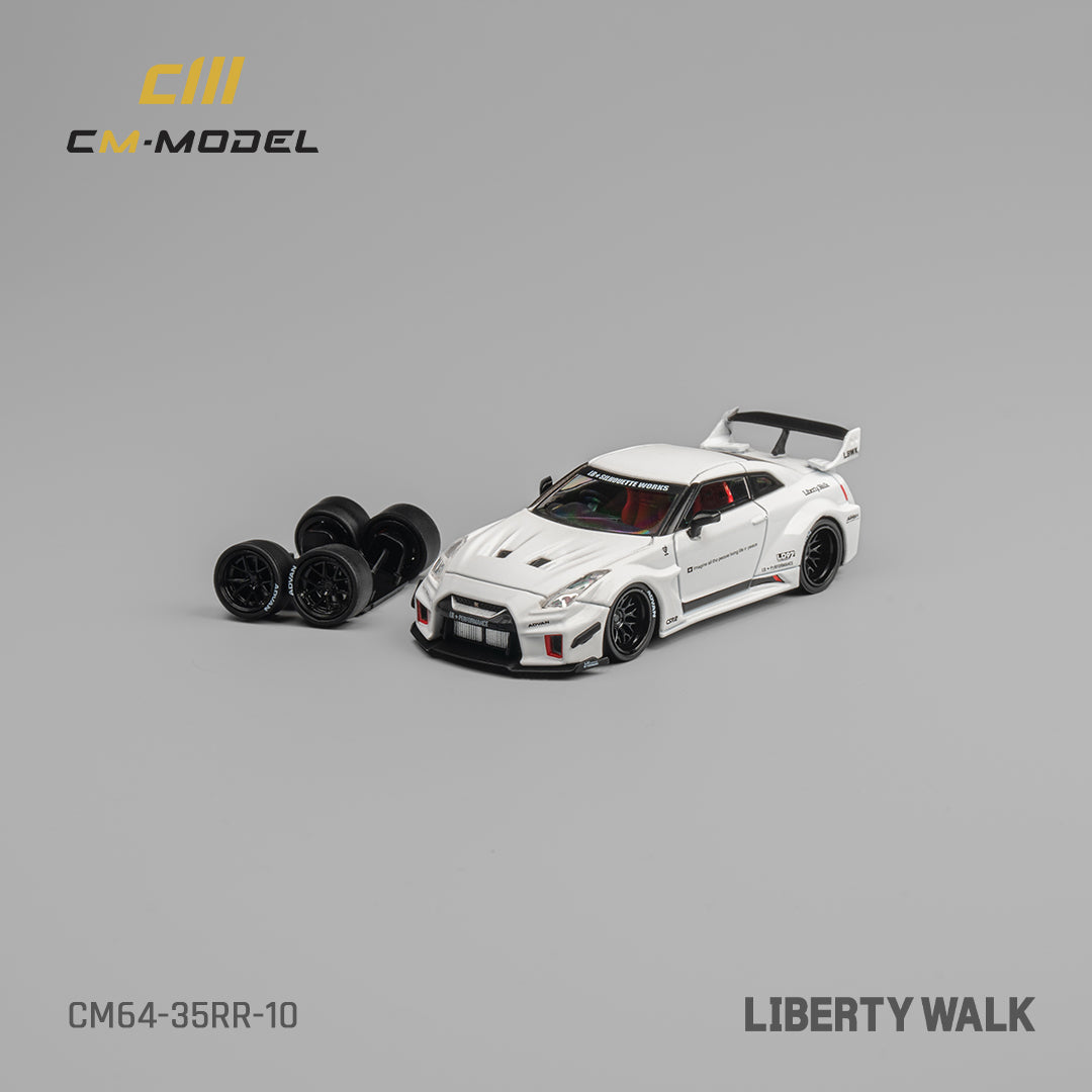 CM Model 1:64 Nissan LBWK Super Silhouette GT35RR White