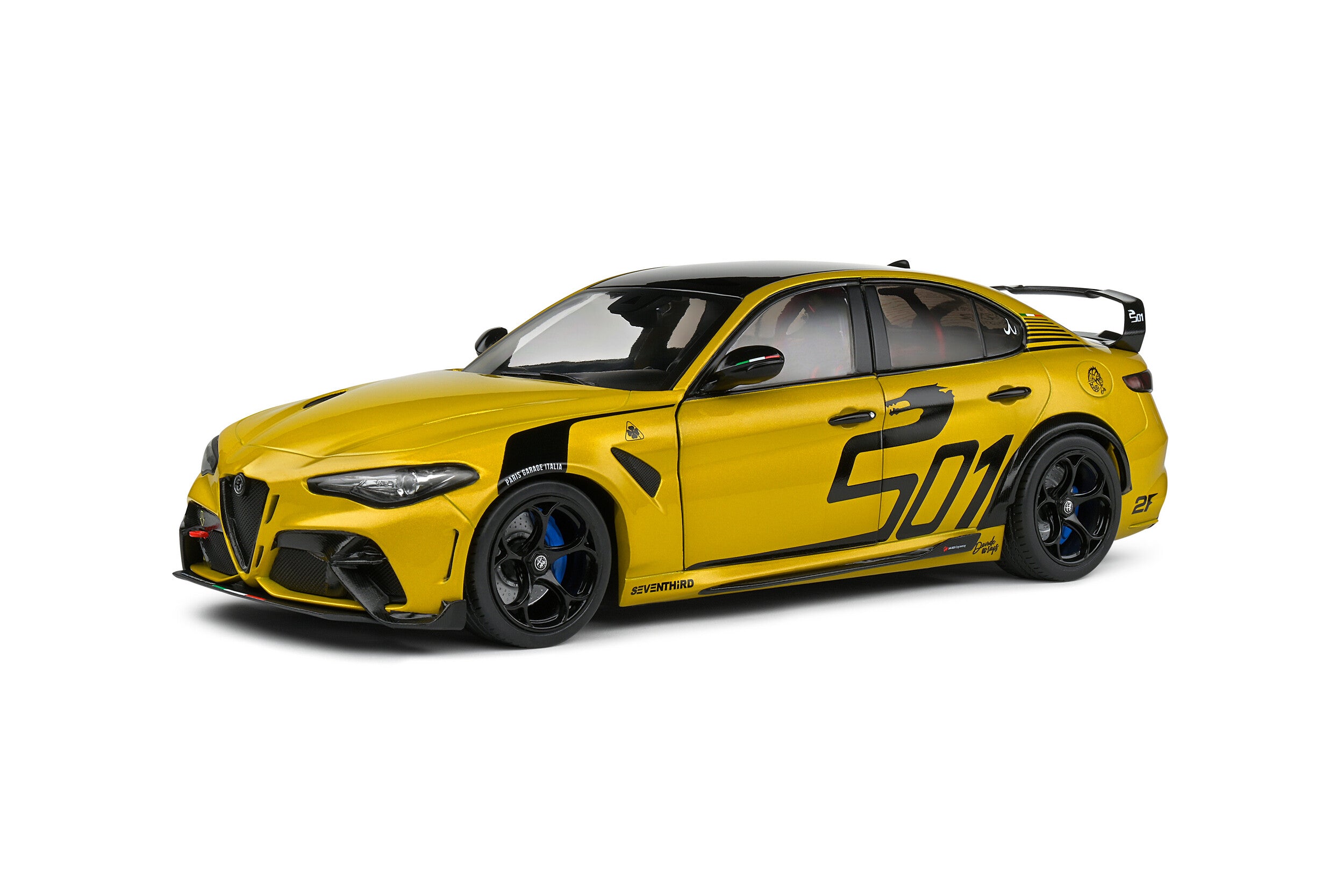 【超希少】Alfa Romeo Giulia GTA M 1/18 ソリド Solido 1:18 ALFA ROMEO GIULIA GTA NAGEMAAKT YELLOW 2022