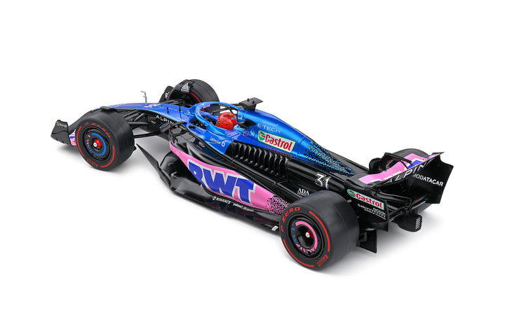 Solido 1:18 ALPINE A523 BLUE E.OCON MONACO GP 2023