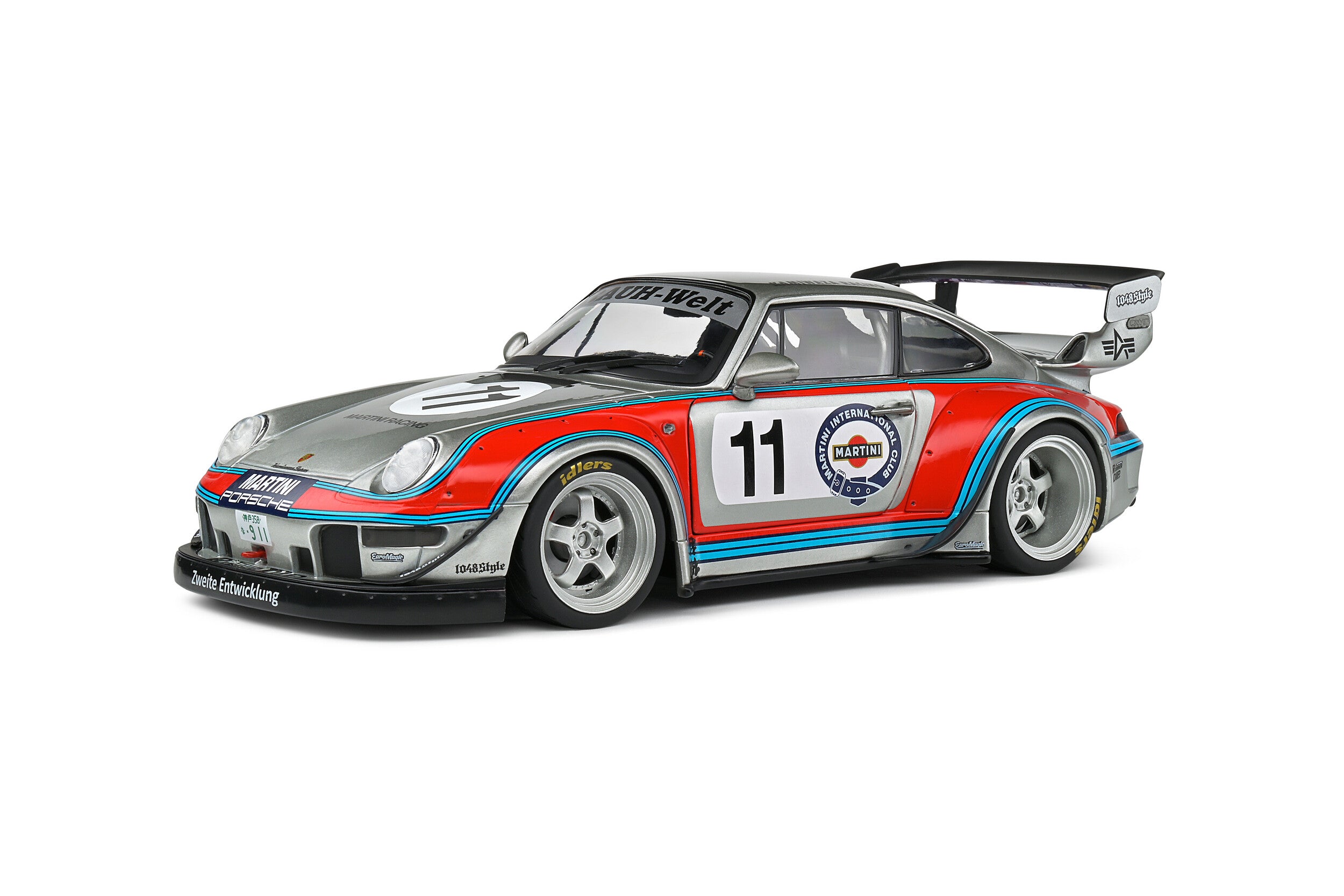 Solido 1:18 RWB BODYKIT MARTINI GREY 2020 S1808502 – Horizon Diecast