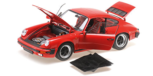 MINICHAMPS 1:18 PORSCHE 911 CARRERA - 1983 - RED – Horizon Diecast