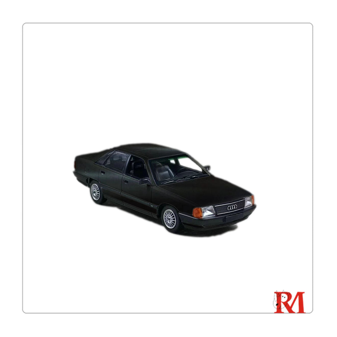 Rhino Model 1:64 Audi 100 C3 1989 Black RM64005