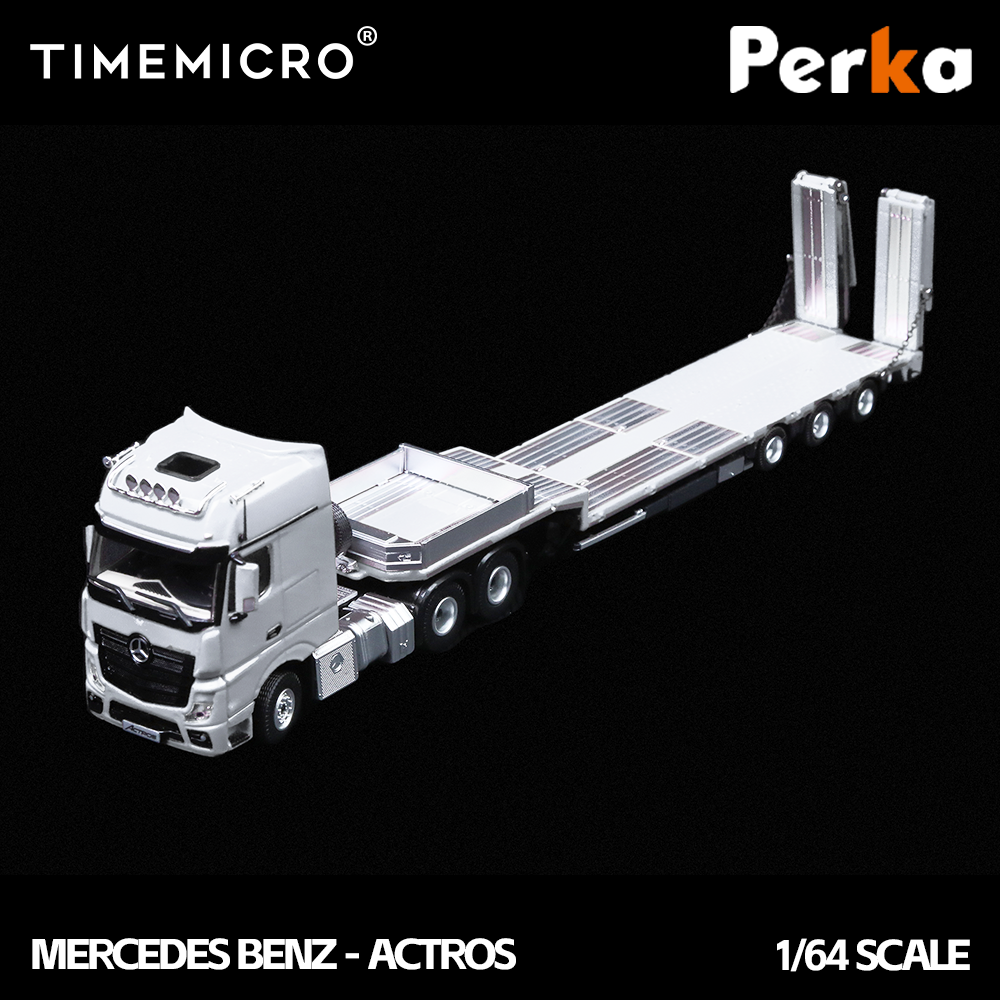 TimeMicro X Perka 1:64 Mercedes BENZ FLATBED TRANSPORT VEHICLE (3 TimeMicro X Perka 1:64 Mercedes BENZ FLATBED TRANSPORT VEHICLE (3