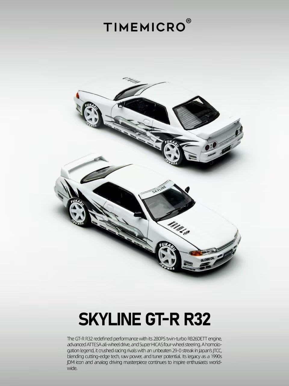 Time Micro 1:64 Nissan Skyline GT-R R32 Los Santos Drift (2