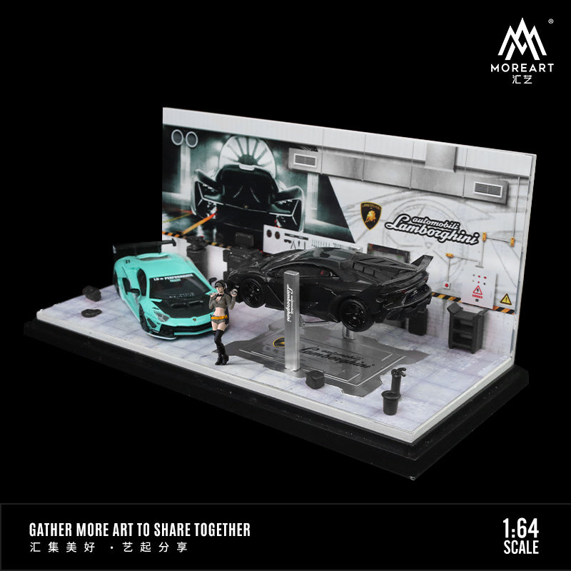 MoreArt 1:64 Lamborghini repair workshop MO901208