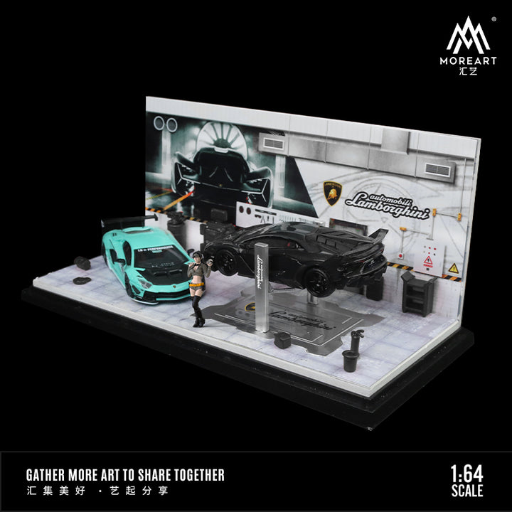 MoreArt 1:64 Lamborghini repair workshop MO901208