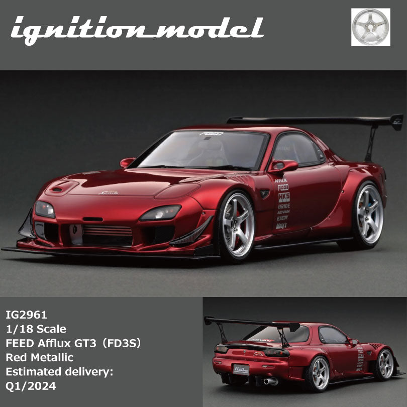 Preorder] Ignition Model 1:18 FEED Afflux GT3 (FD3S) Red Metallic