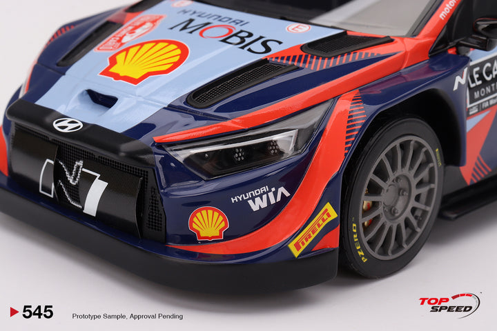 Topspeed 1:18 Hyundai i20 N Rally1 2023 Rally MonteCarlo 3rd Place #11