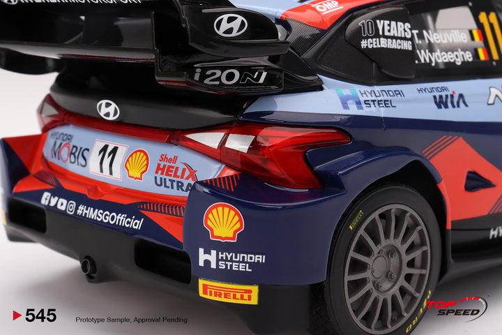 Topspeed 1:18 Hyundai i20 N Rally1 2023 Rally MonteCarlo 3rd Place #11