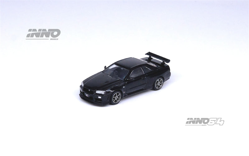 INNO 64 R34 2台 （BLACKTUNERS専用） Inno64 Nissan Skyline GT-R R34 V-Spec ii 1/64 black with