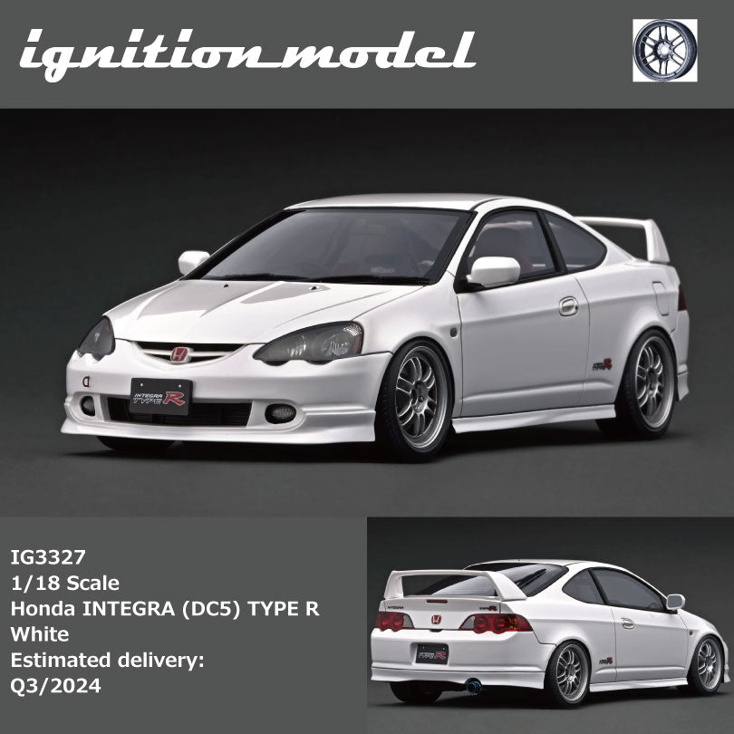 IG 1:18 Honda INTEGRA (DC5) TYPE R White IG3327 – Horizon Diecast