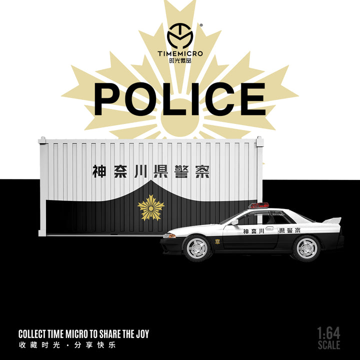 TimeMicro 1:64 Nissan GTR R32 Police Set (3 Variants)