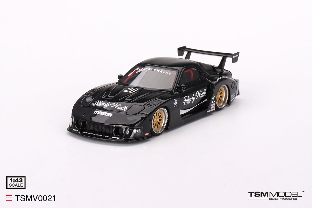 TSM 1:43 MAZDA RX-7 LB-Super Silhouette Liberty Walk Black