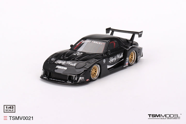 TSM 1:43 MAZDA RX-7 LB-Super Silhouette Liberty Walk Black