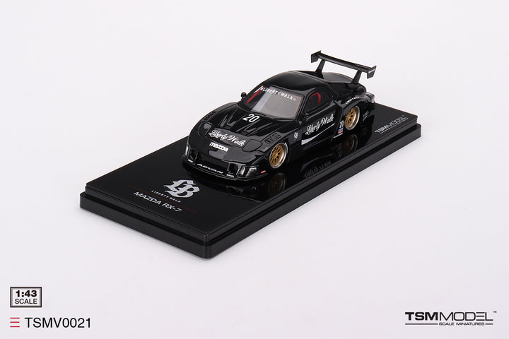 TSM 1:43 MAZDA RX-7 LB-Super Silhouette Liberty Walk Black