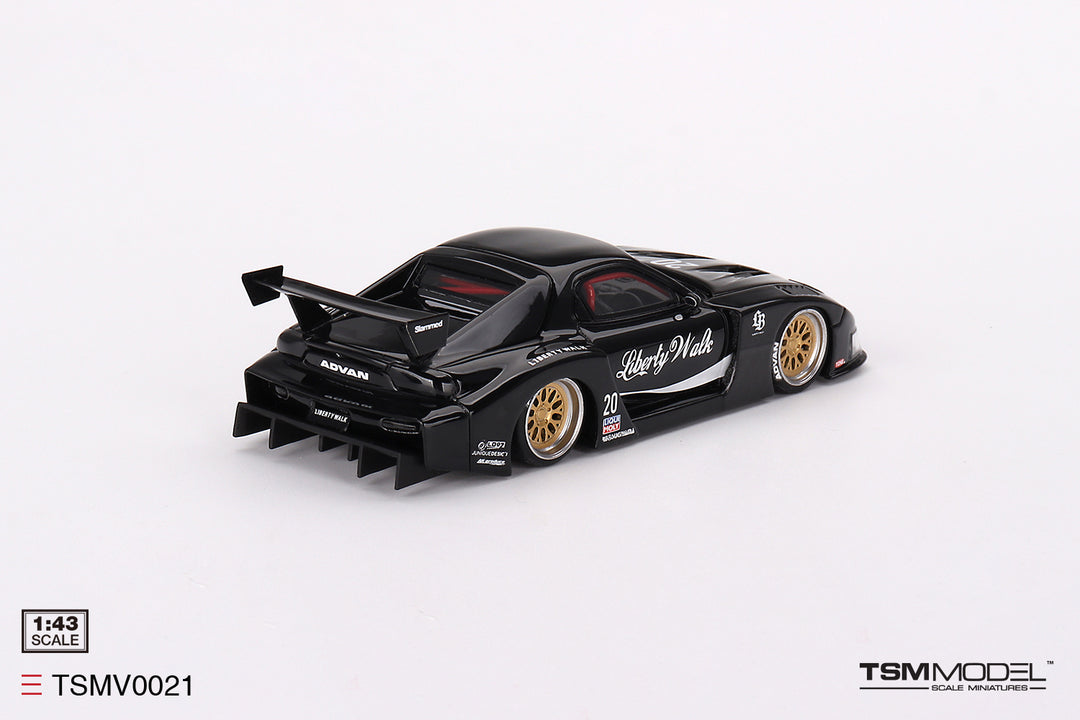TSM 1:43 MAZDA RX-7 LB-Super Silhouette Liberty Walk Black