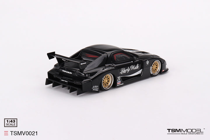 TSM 1:43 MAZDA RX-7 LB-Super Silhouette Liberty Walk Black
