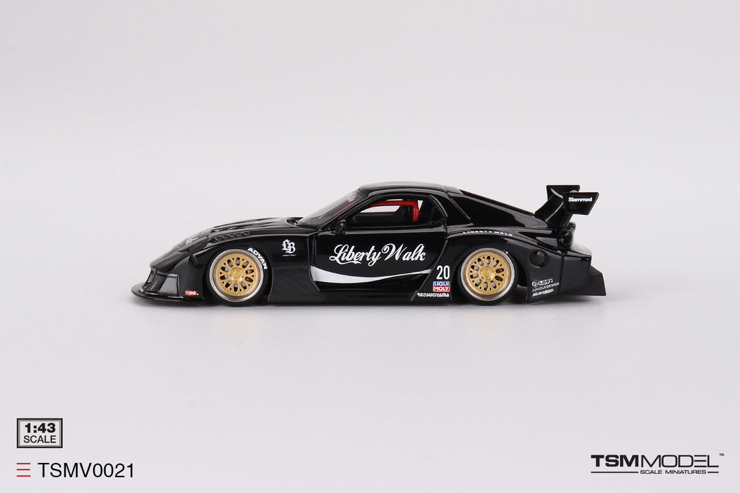 TSM 1:43 MAZDA RX-7 LB-Super Silhouette Liberty Walk Black