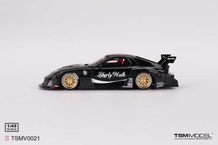 TSM 1:43 MAZDA RX-7 LB-Super Silhouette Liberty Walk Black