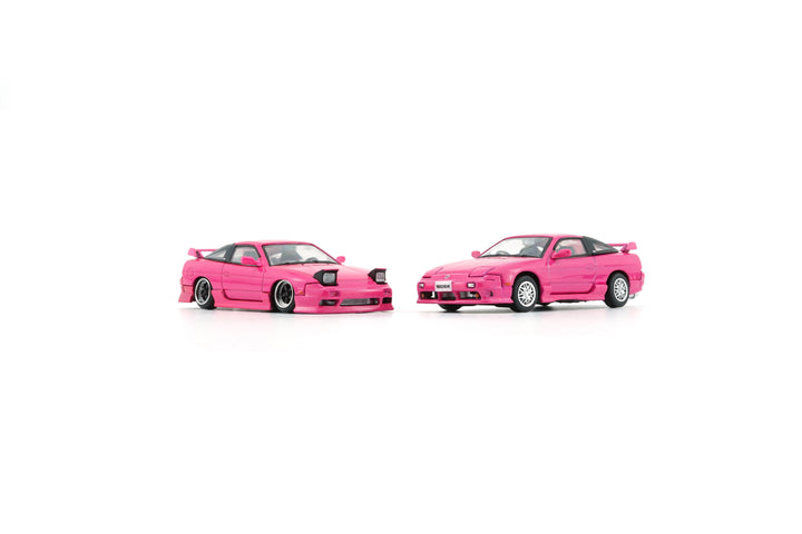 BM Creations 1:64 Nissan Silvia 180SX - Metallic Pink (RHD)