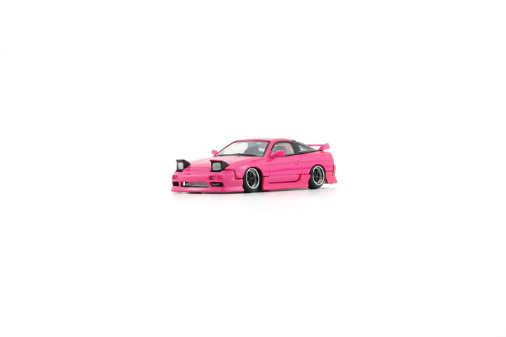 BM Creations 1:64 Nissan Silvia 180SX - Metallic Pink (RHD)
