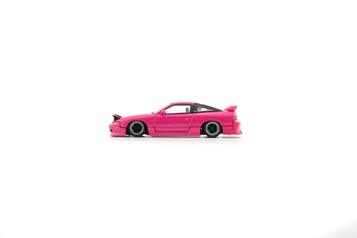 BM Creations 1:64 Nissan Silvia 180SX - Metallic Pink (RHD)
