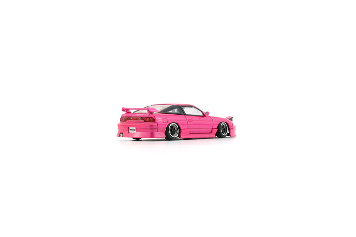 BM Creations 1:64 Nissan Silvia 180SX - Metallic Pink (RHD)
