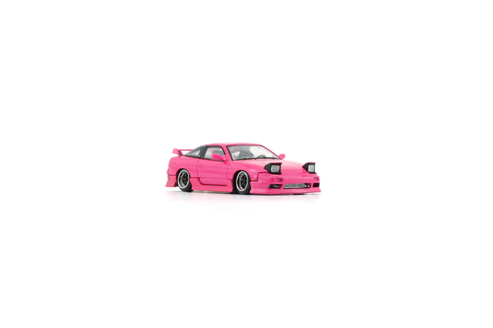 BM Creations 1:64 Nissan Silvia 180SX - Metallic Pink (RHD)