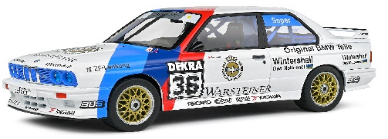 Solido 1:18 BMW E30 M3 WHITE #36 SOPER DTM 1989