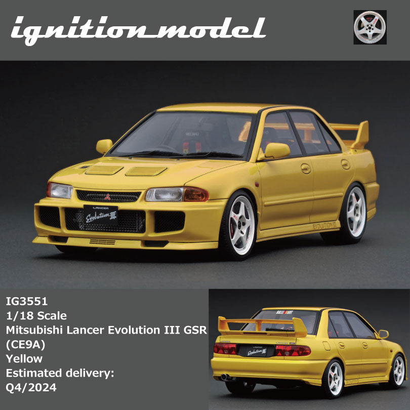 Preorder] Ignition Model 1:18 Mitsubishi Lancer Evolution III GSR (CE –  Horizon Diecast