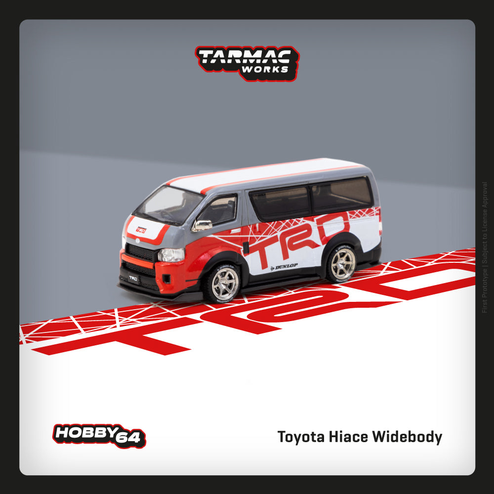 Preorder] Tarmac Works 1:64 Toyota Hiace Widebody TRD T64-038-TRD 