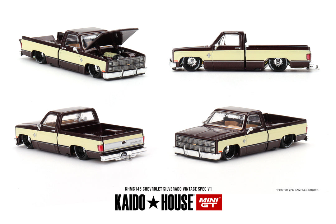 Kaido House + MINIGT Chevrolet Silverado KAIDO Vintage Spec V1 KHMG145