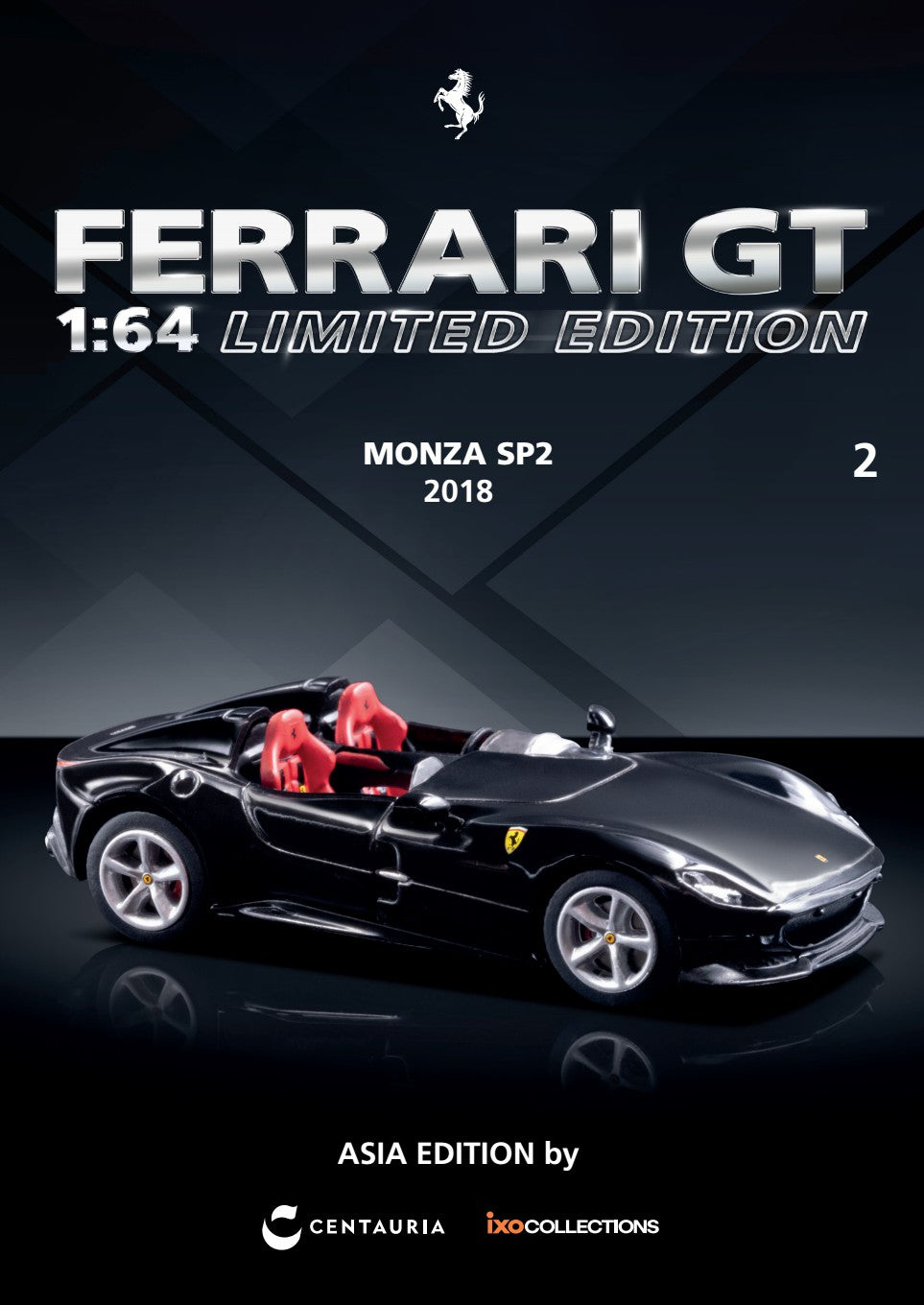 CENTAURIA & IXOCOLLECTIONS Ferrari GT 1:64 Limited Edition MONZA SP2 2018 - Simplified Chinese Version
