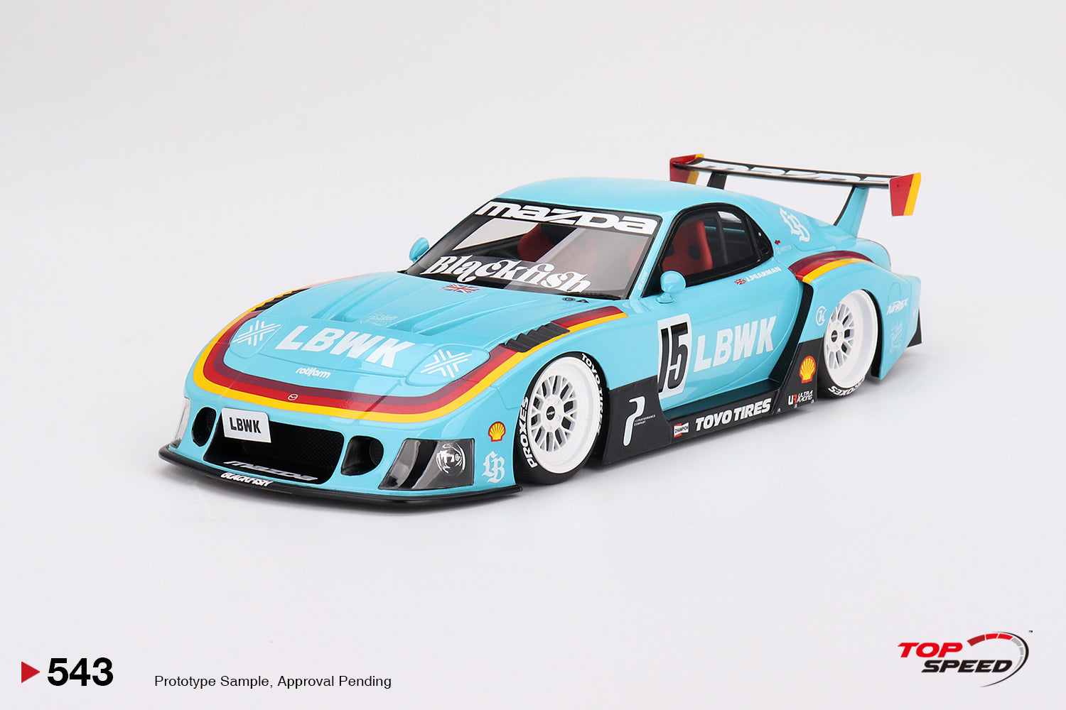 Topspeed 1:18 MAZDA RX-7 LB-Super Silhouette Liberty Walk