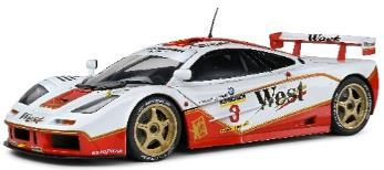 Solido 1:18 McLaren F1 GTR SHORT TAIL WHITE #8 PRICE/BASCHER BPR GT 1995