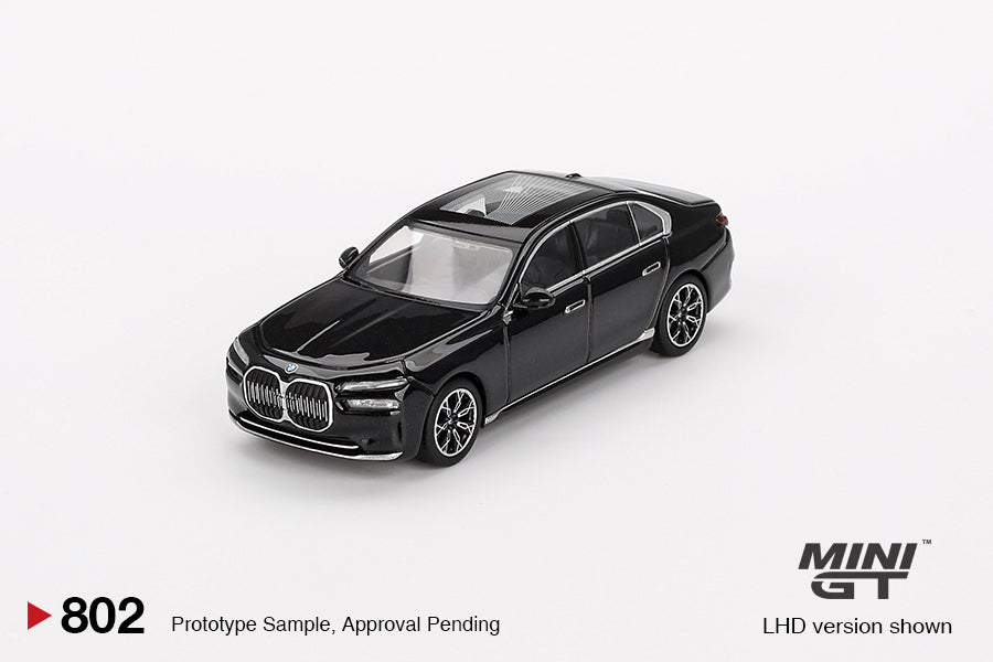Mini GT 1:64 BMW i7 eDrive50 Black Sapphire MGT00802 – Horizon Diecast
