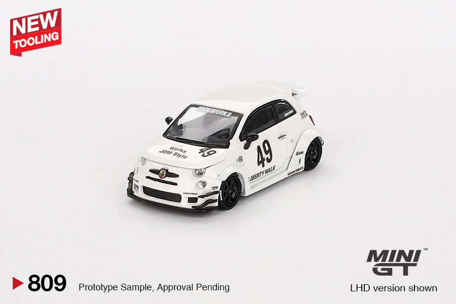 【在庫僅少】 Preorder] MINIGT 1:64 LB-WORKS x Abas Works ABARTH 595 Gara ミニカー