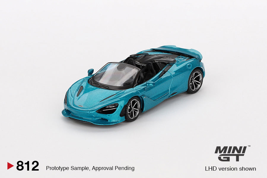 MINIGT 1:64 McLaren 750S Spider Belize Blue MGT00812 – Horizon Diecast