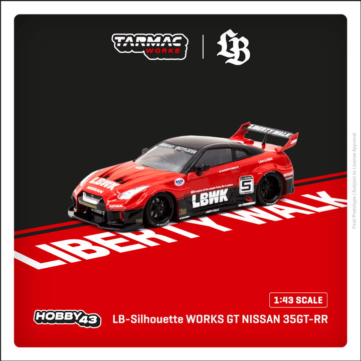 Tarmac Works 1:43 LB-Silhouette WORKS GT NISSAN 35GT-RR Silhouette T43-022-SIL