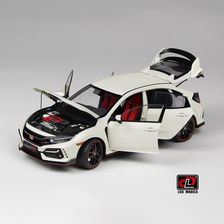 LCD 1:18 Honda Civic TYPE R FK8 - White LCD18005B-GW