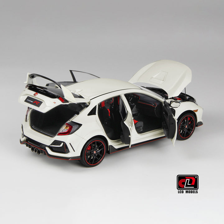LCD 1:18 Honda Civic TYPE R FK8 - White LCD18005B-GW