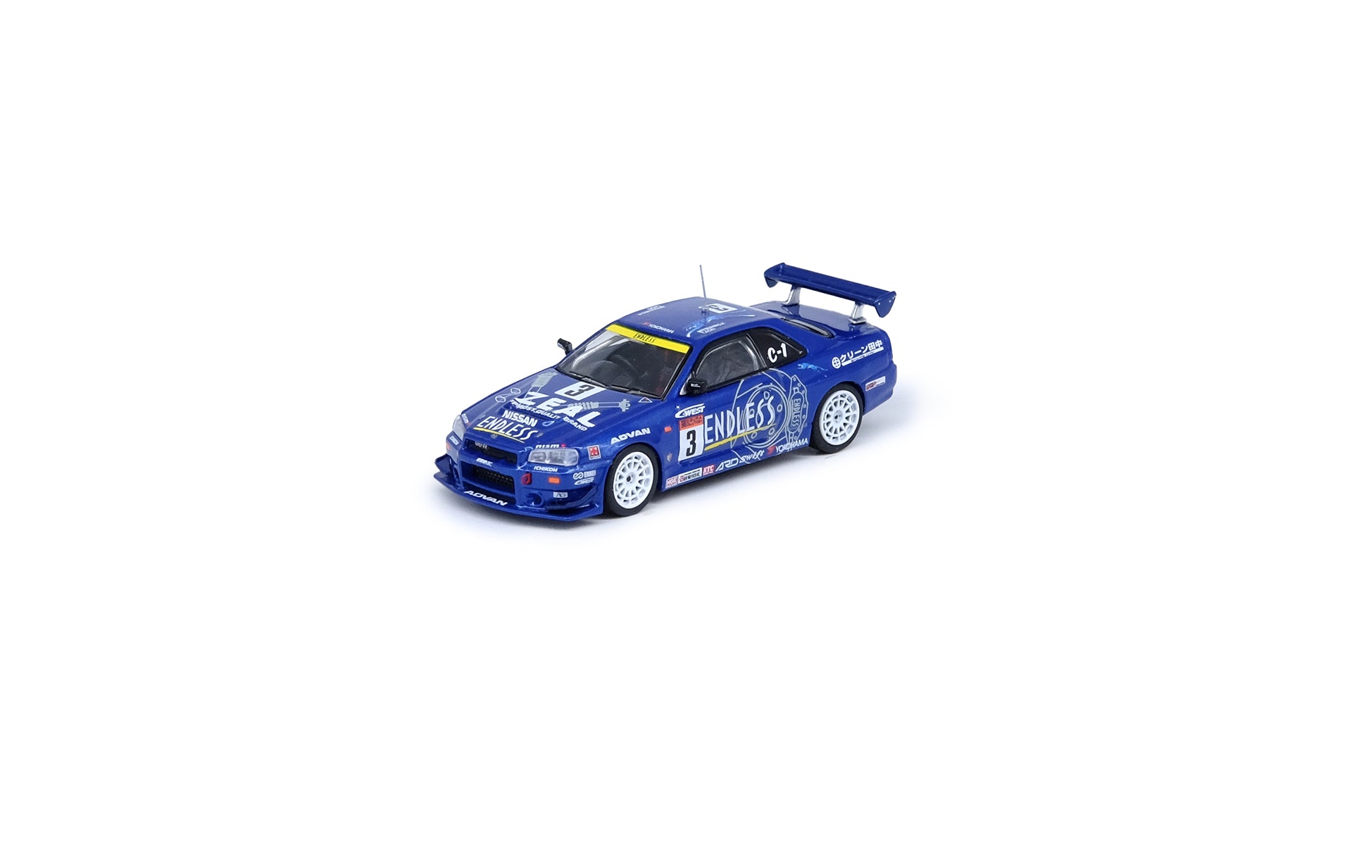 冬ギフト  Inno64 1:64 NISSAN SKYLINE GT-R (R34) #3  ミニカー