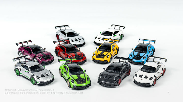 MINICHAMPS 1:64 PORSCHE 911 (992) GT3 RS - 2024 (10 Colours)