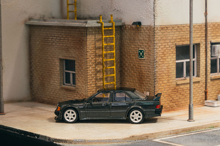 Tarmac Works 1:64 Mercedes-Benz 190 E 2.5-16 EVO 1 Blue-Black metallic T64G-057-BK