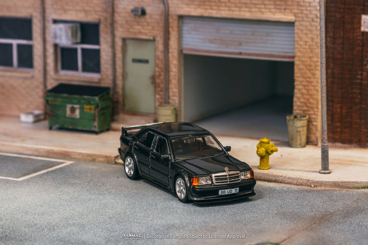Tarmac Works 1:64 Mercedes-Benz 190 E 2.5-16 EVO 1 Blue-Black metallic T64G-057-BK