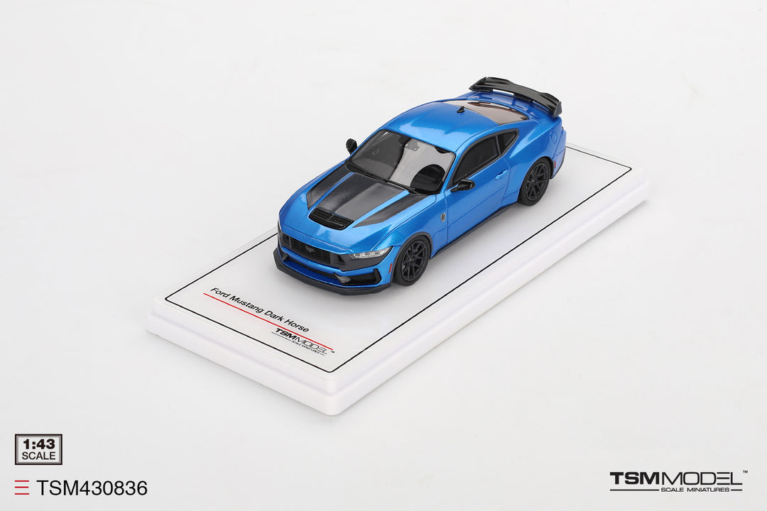 TSM 1:43 Ford Mustang Dark Horse 2024 Grabber Blue TSM430836