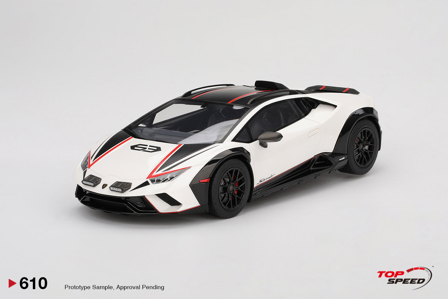 Preorder] Topspeed 1:18 Lamborghini Huracán Sterrato Bianco