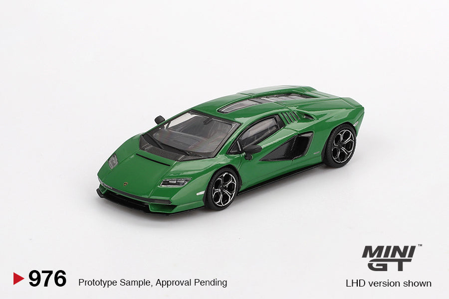MINI GT エクスクルーシブモデル グリーン MINIGT 1:64 Lamborghini Countach LPI 800-4 Verde Medio MGT00976
