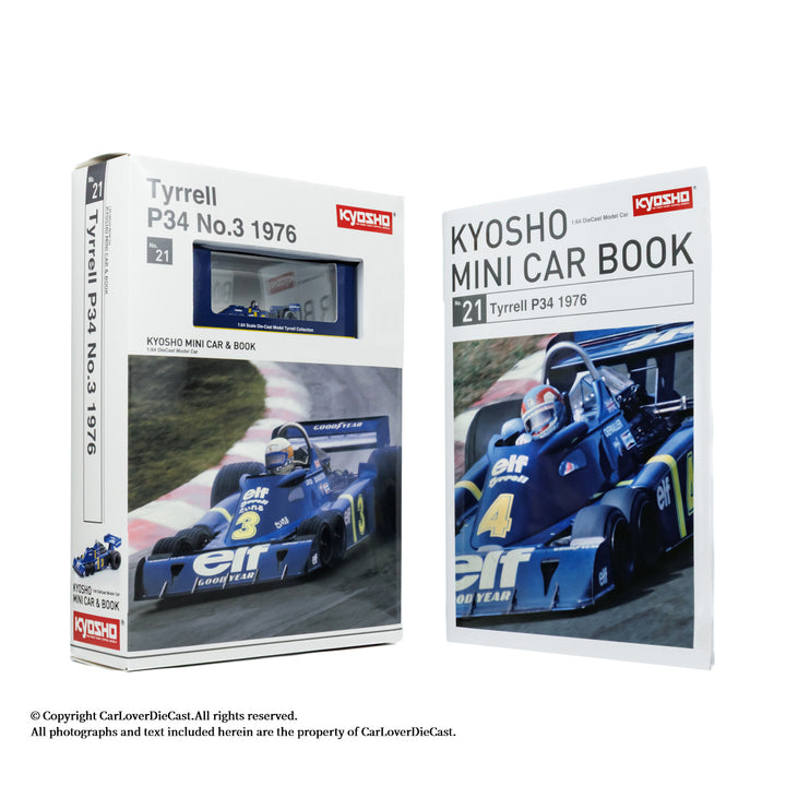 Kyosho 1:64 Tyrrell P34 1976 NO.3 / NO.4 Chinese Version K07038B1-CL / K07038B2-CL